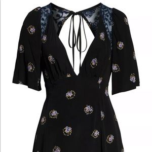 Free People Womens Mockingbird Mini dress
